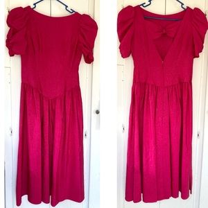 HOT PINK ‘80s Prom Dress 💝